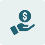 Monetary assistance graphic design