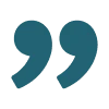 Quotation marks in blue on dark field